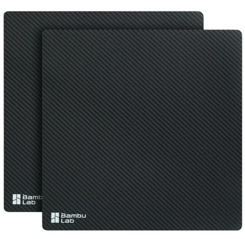 Комплект текстурованих плівок Carbon Fiber (2 шт.) для 3D-принтера Bambu Lab X1 & P1 Series, A1 FAP017 фото